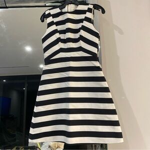Kate Spade Striped Black and White Mini Dress